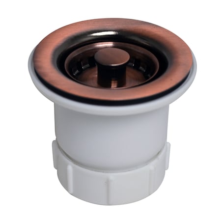 Whitehaus 2" Basket Strainer, Antique Copper WC2BASK-ACO